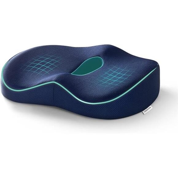 Memory Foam Seat Cushions Office Chair Seat Cushion for Tailbone Pain Relief - Picture 7 of 7